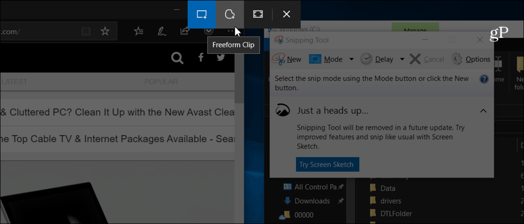 Preuzmite i dodajte komentare Screenshots s novim alatom Snip & Sketch na Windows 10