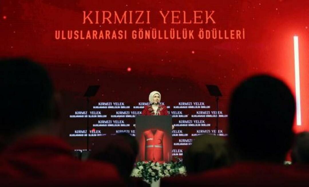 Emine Erdoğan ispričala je o Kızılayevoj "Svečanosti međunarodne volonterske nagrade Red Vest"