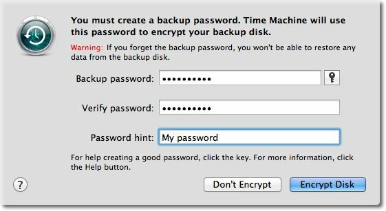 Unesite lozinku za šifriranje