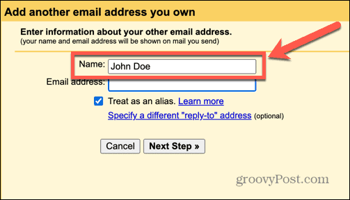 gmail alias ime