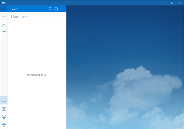 Aplikacija Windows 10 Mail