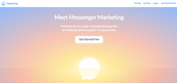 ManyChat je opcija za dokazivanje korisničke usluge putem Messenger chatbotova.
