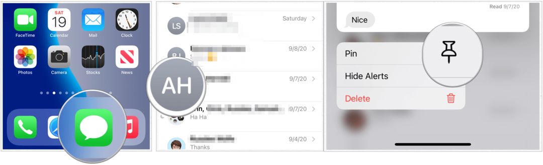 iOS 14-pinske poruke