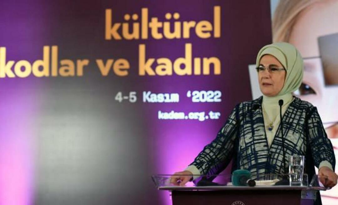 Emine Erdogan je peta predsjednica KADEM-a. Dotakao se važnih pitanja na Međunarodnom summitu Žene i pravda!