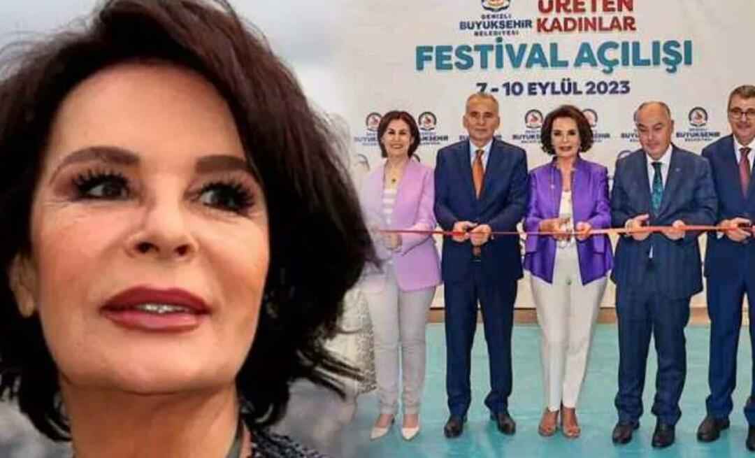 Otvaranje s Hülyom Koçyiğit! Na Festivalu produktivnih žena gradske općine Denizli...