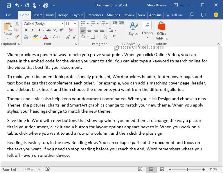 Kako umetnuti Lorem Ipsum tekst u Microsoft Word 2010 i 2007