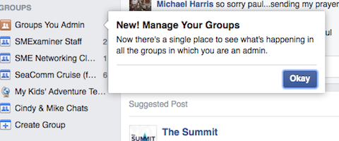 facebook grupe koje administrirate