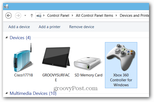Uređaji i pisači Xbox regulatora