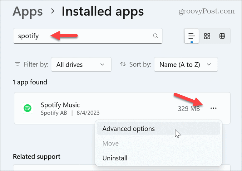 Spotify nije moguće pokrenuti 