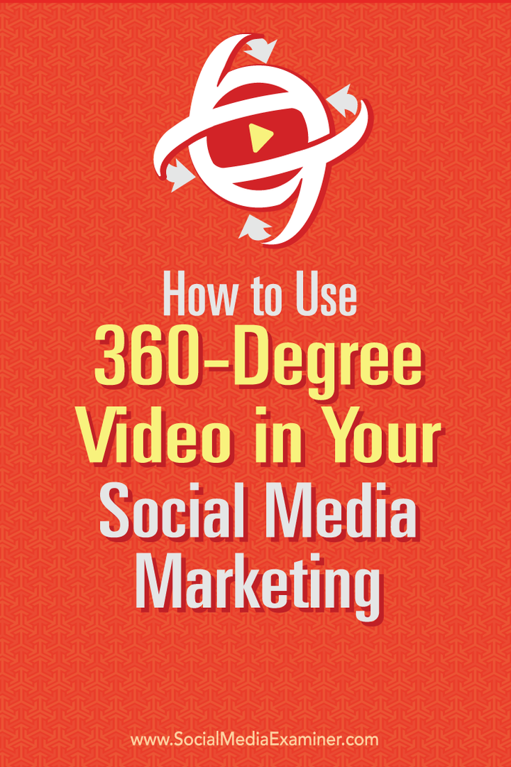 Kako koristiti video od 360 stupnjeva u marketingu društvenih mreža: Ispitivač društvenih medija