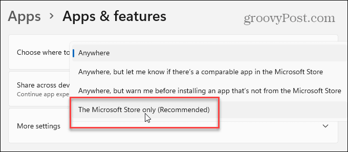 Microsoft Store samo Windows 11