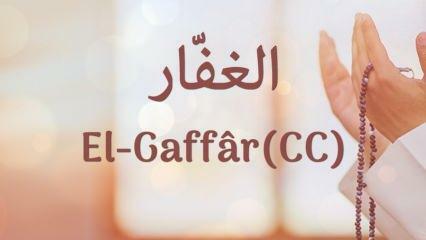 Što al-Ghaffar znači? Koje su vrline imena Al-Ghaffar? Esmaul Husna Al-Gaffar...