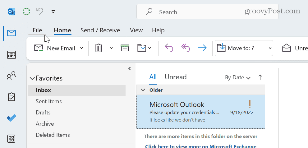 Ispis e-pošte iz programa Outlook