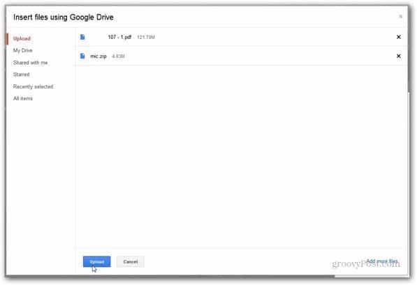 Kako Gmail privitke do 10 GB