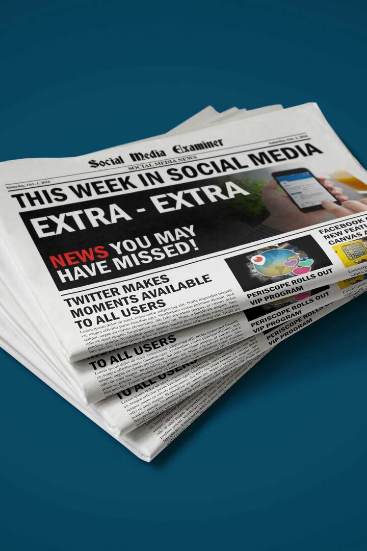 Twitter Moments predstavio značajku pripovijedanja za sve: Ovaj tjedan na društvenim mrežama: Ispitivač društvenih medija