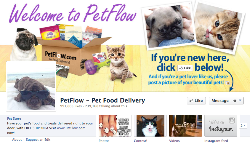facebook stranica petflowa
