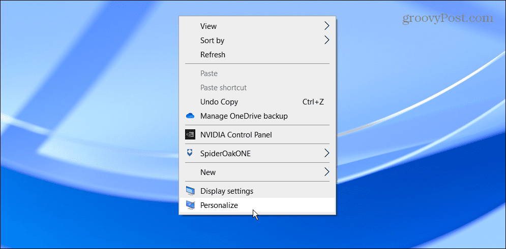 personalizirati Windows 10