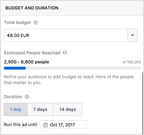 facebook pojačan proračun za poštu