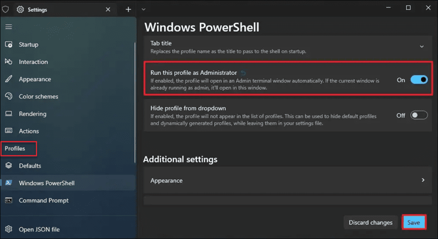 otvorite powershell kao administrator u sustavu Windows 11