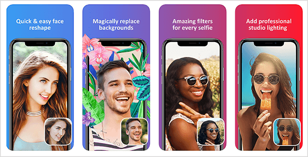 Facetune 2 jednostavan je način za doticaj selfieja. Pregled iTunes App Storea pokazuje kako aplikacija prilagođava lice, zamjenjuje pozadinu, filtrira boju i rješava probleme s osvjetljenjem.