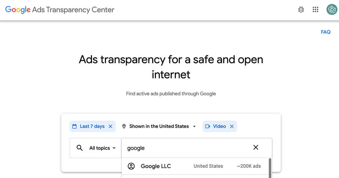 Kako istražiti svoju konkurenciju s Google Ads Transparency Center: Social Media Examiner