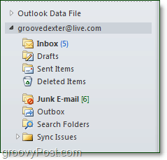 vaš live ili hotmail račun dodan u Outlook putem konektora