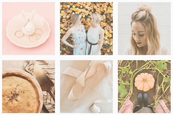 Instagram feed Lauren Conrad objedinjen je upotrebom istog filtra na svim slikama.