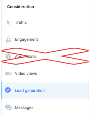 facebook ciljevi video oglasa