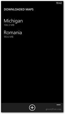 Dostupne mape za Windows Phone 8