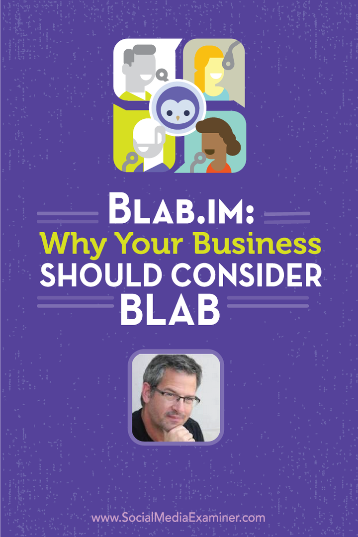 Blab.im: Zašto bi vaše poslovanje trebalo razmotriti Blab: Examiner Social Media