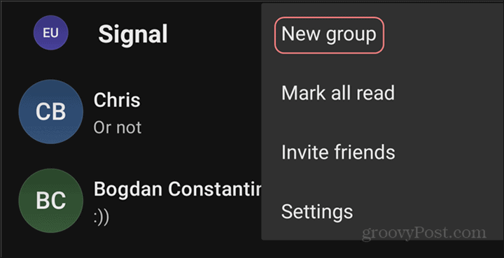 WhatsApp za signalne grupe novo