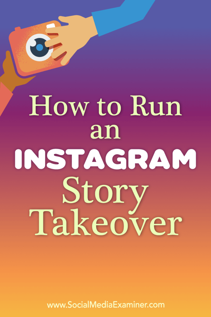 Kako pokrenuti preuzimanje Instagram priče od Peg Fitzpatrick na programu Social Social Examiner.