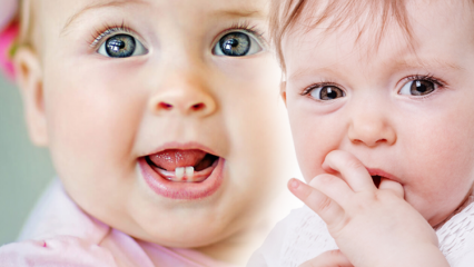 Što je dobro za zube kod beba? Kada će izaći prvi zub, koji su simptomi? vrućica ...