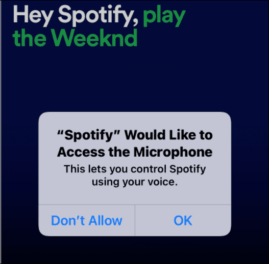 dati spotify pristup mikrofonu