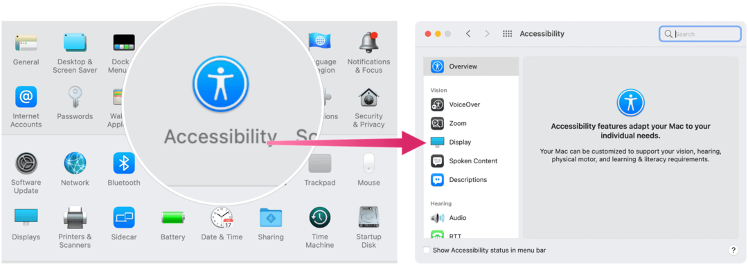 Pristupačnost: Kako promijeniti boju kursora u macOS Montereyu