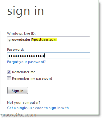 kako se prijaviti u Windows live email e-poštu