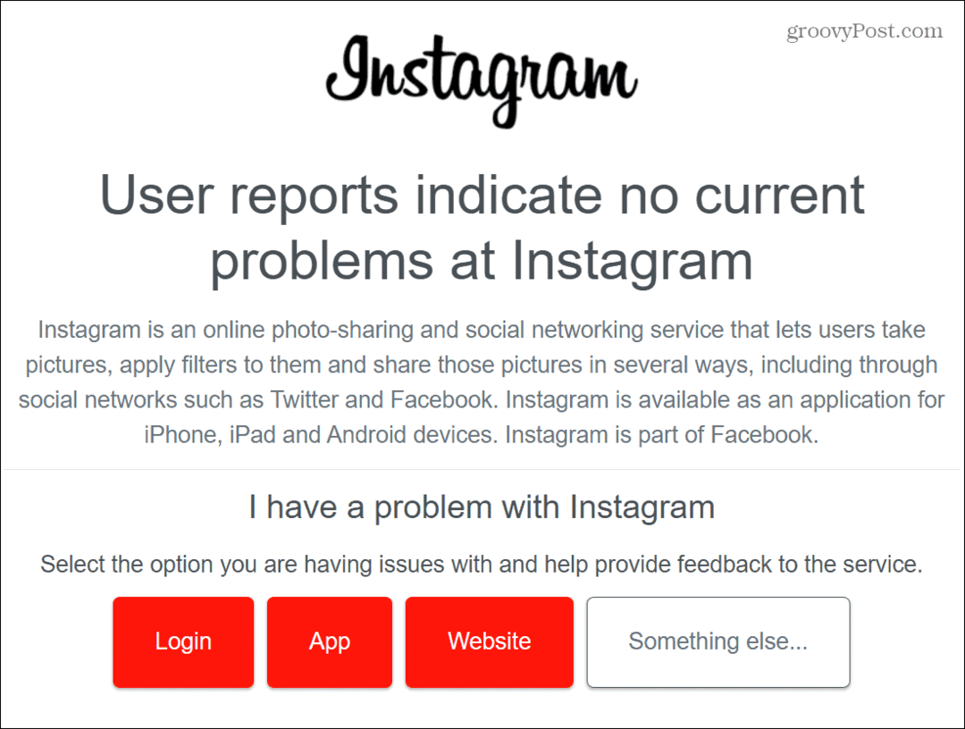 Nismo se mogli povezati s Instagramom: kako to popraviti