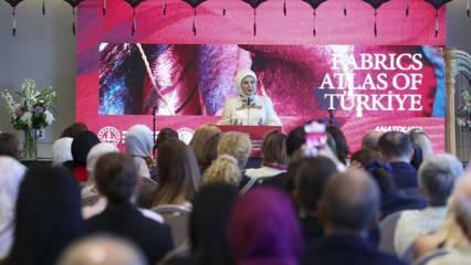 Prva dama Erdoğan susrela se sa suprugama lidera u New Yorku: Anatolijsko tkanje bilo je blistavo