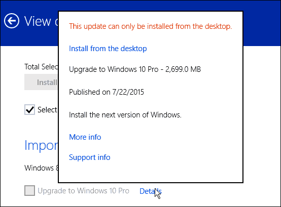 Ažuriranja sustava Windows 8