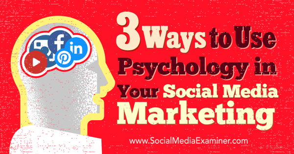 psihologija u marketingu društvenih medija