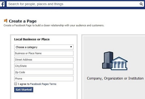 stvaranje facebook poslovne stranice