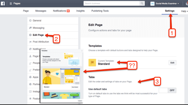 Evo kako promijeniti izgled Facebook stranice pomoću Business Managera.
