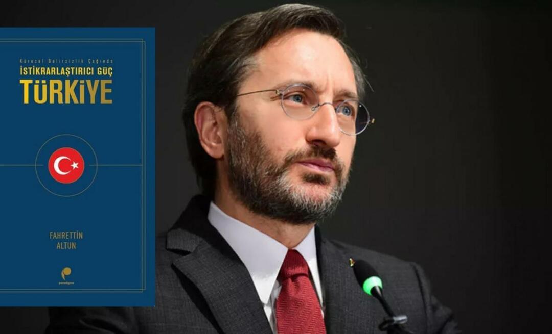 Nova knjiga direktora komunikacija Fahrettina Altuna: Stabilizing Power Türkiye