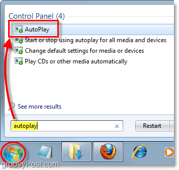 Windows 7 autoplay izbornik