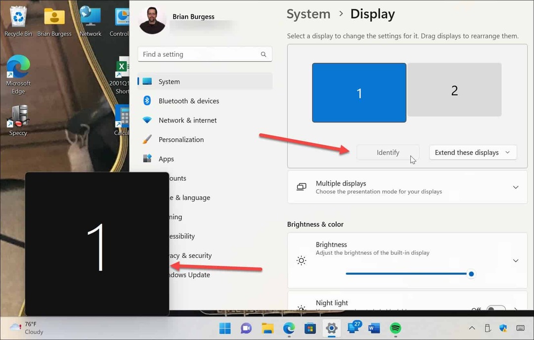 postavite različite pozadine na dva monitora u sustavu Windows