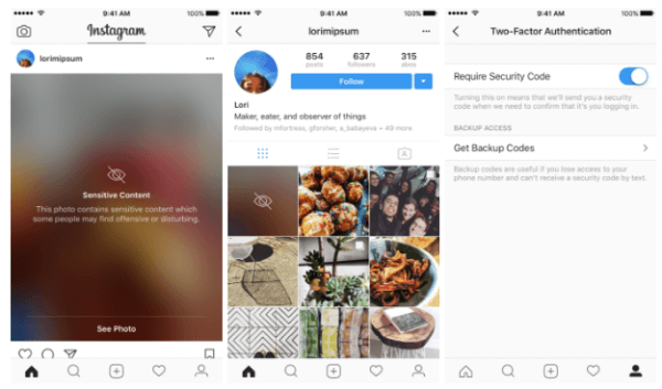 Instagram proširuje dvofaktorsku autentifikaciju na sve korisnike i započinje zamućivanje osjetljivih sadržaja.