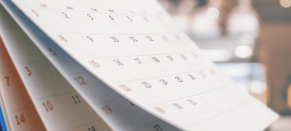 Kako napraviti kalendar u Wordu
