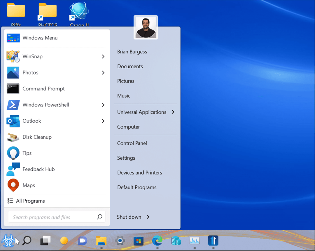 poboljšati izbornik Start i programsku traku sustava Windows 11 s Start 11