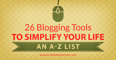 26 alata za bloganje