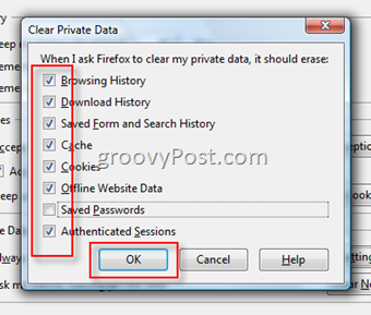 Konfigurirajte Firefox za brisanje povijesti pregledavanja kad zatvorite Firefox